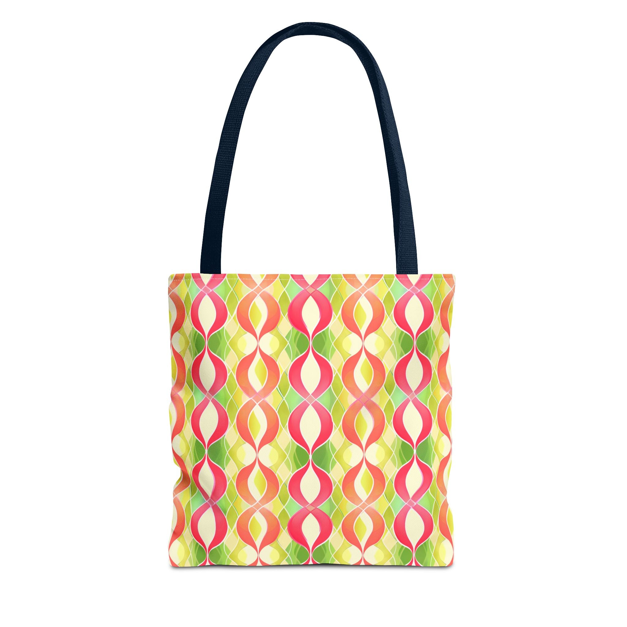 Pink & Green Chains Tote Bag