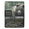 Personalized "To My Wild Spirit" Fleece Blanket - Inspirational Gift for Her/Him