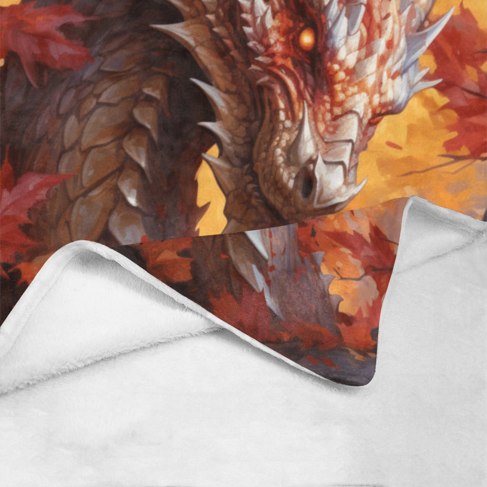 Autumn Dragon Luxurious Ultra-Soft Micro Fleece Blanket