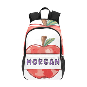 Personalized Apple Backpack with Custom Crayon Name - Cranberry Lake Design Co.  #