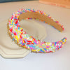 Acrylic Contrast Wide Headband