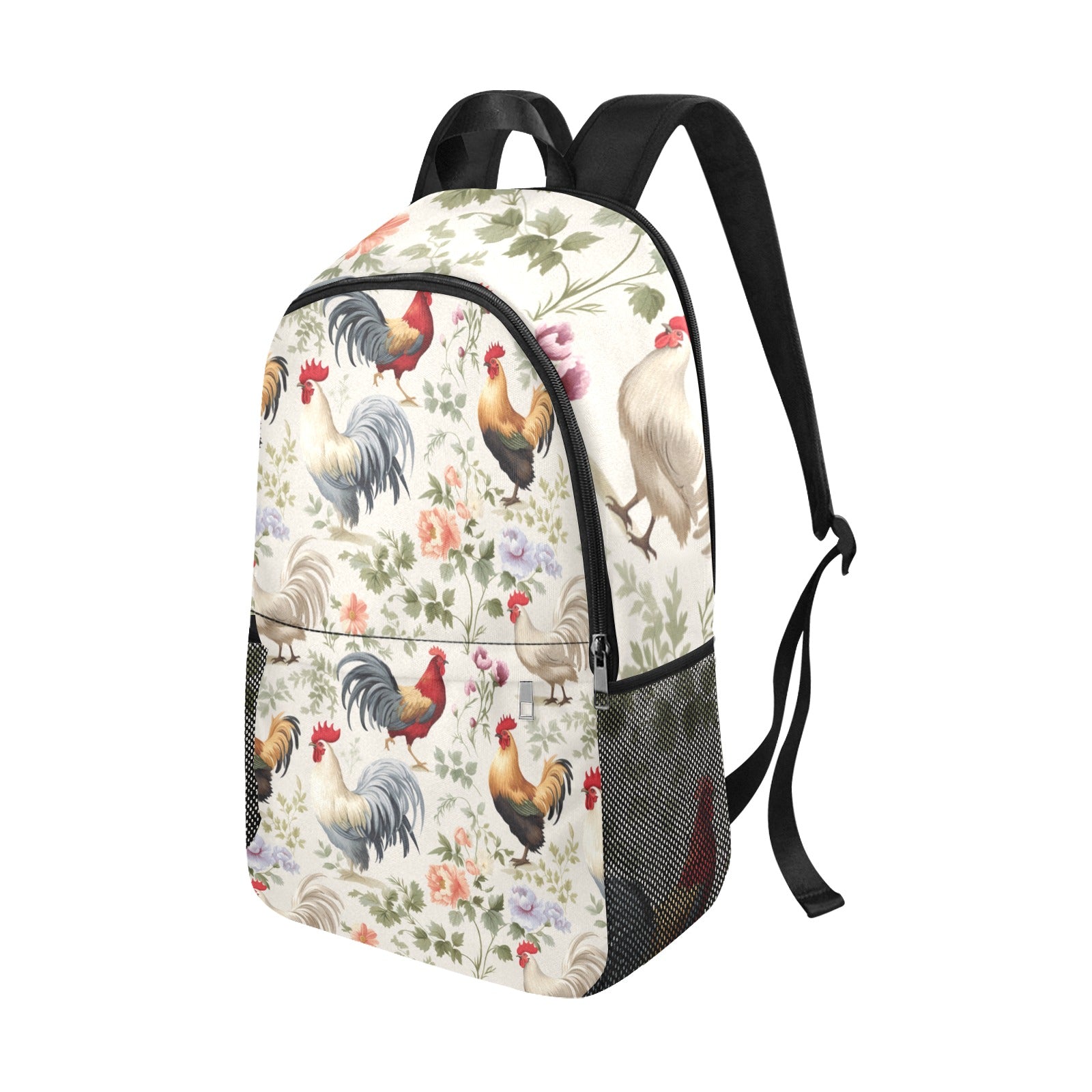 Charming Country Rustic Floral Chicken Backpack - Cranberry Lake Design Co.  #