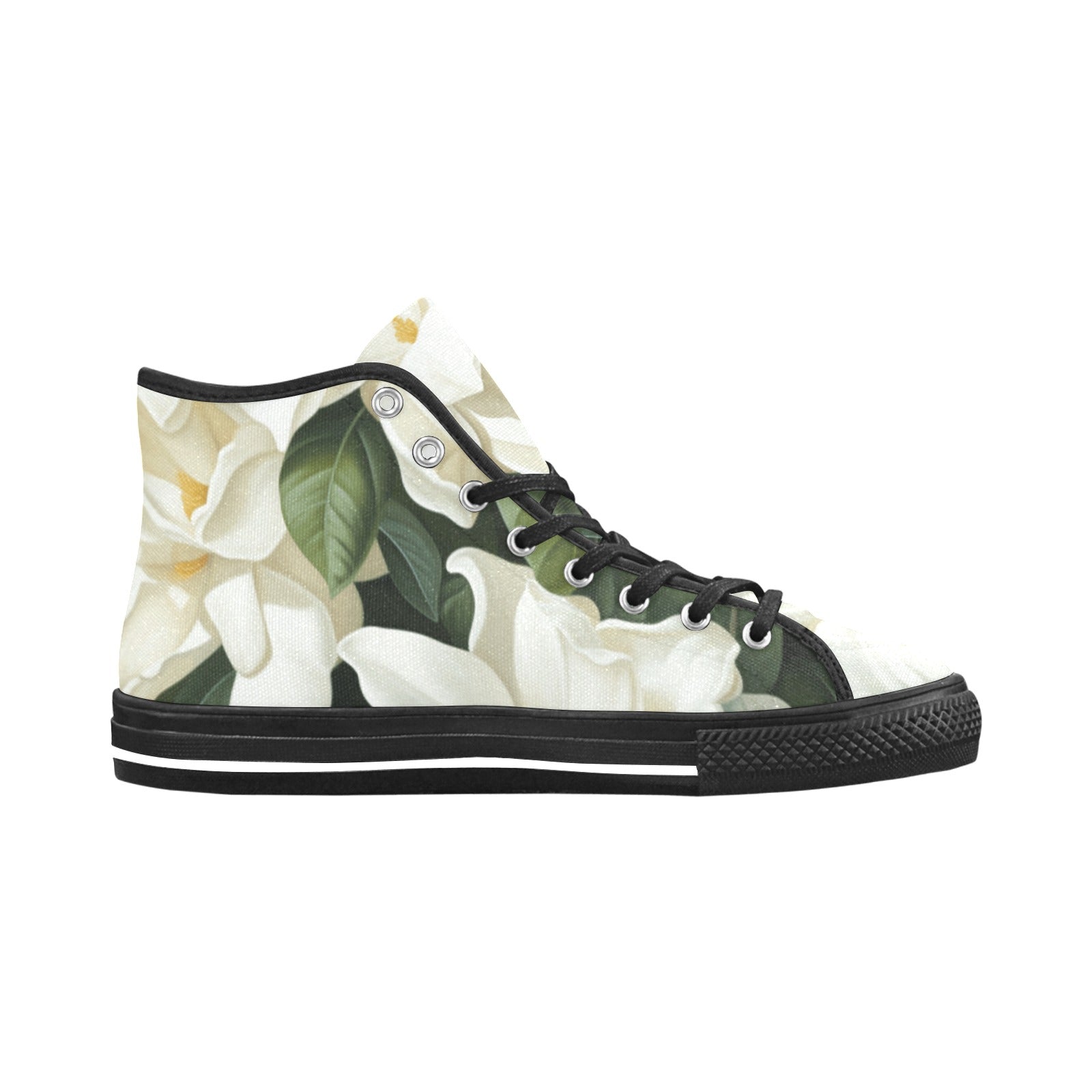 Cranberry Lake Designs Vancouver High Top Canvas Women's Shoes – Stylish & Unique Elegance - Cranberry Lake Design Co.  #