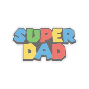 Super Dad Fathers Day Christmas Gift Dad Gift Vinyl Sticker