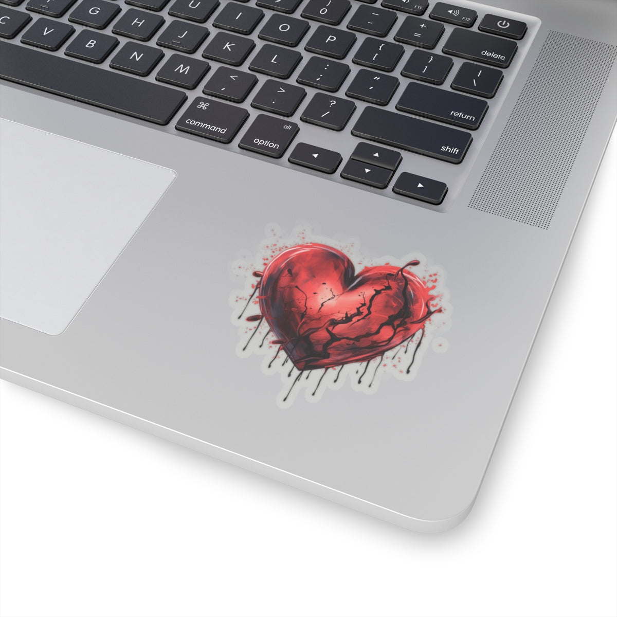 Red Heart Vinyl Sticker