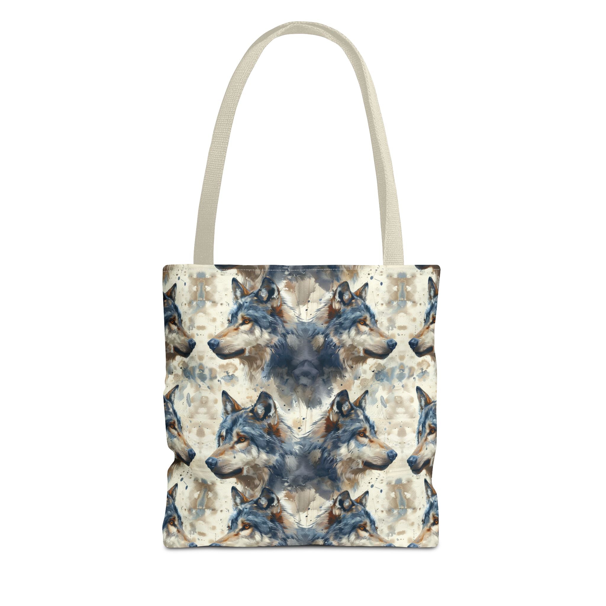 Wolf Rustic Lodge Tote Bag