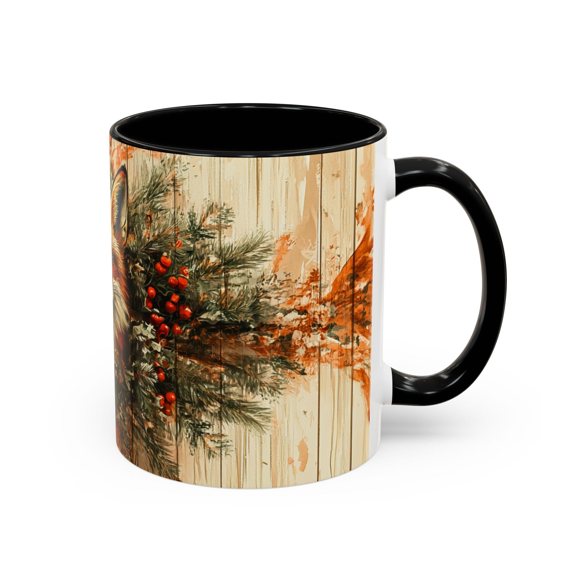 Mug Boho Fox Christmas Design