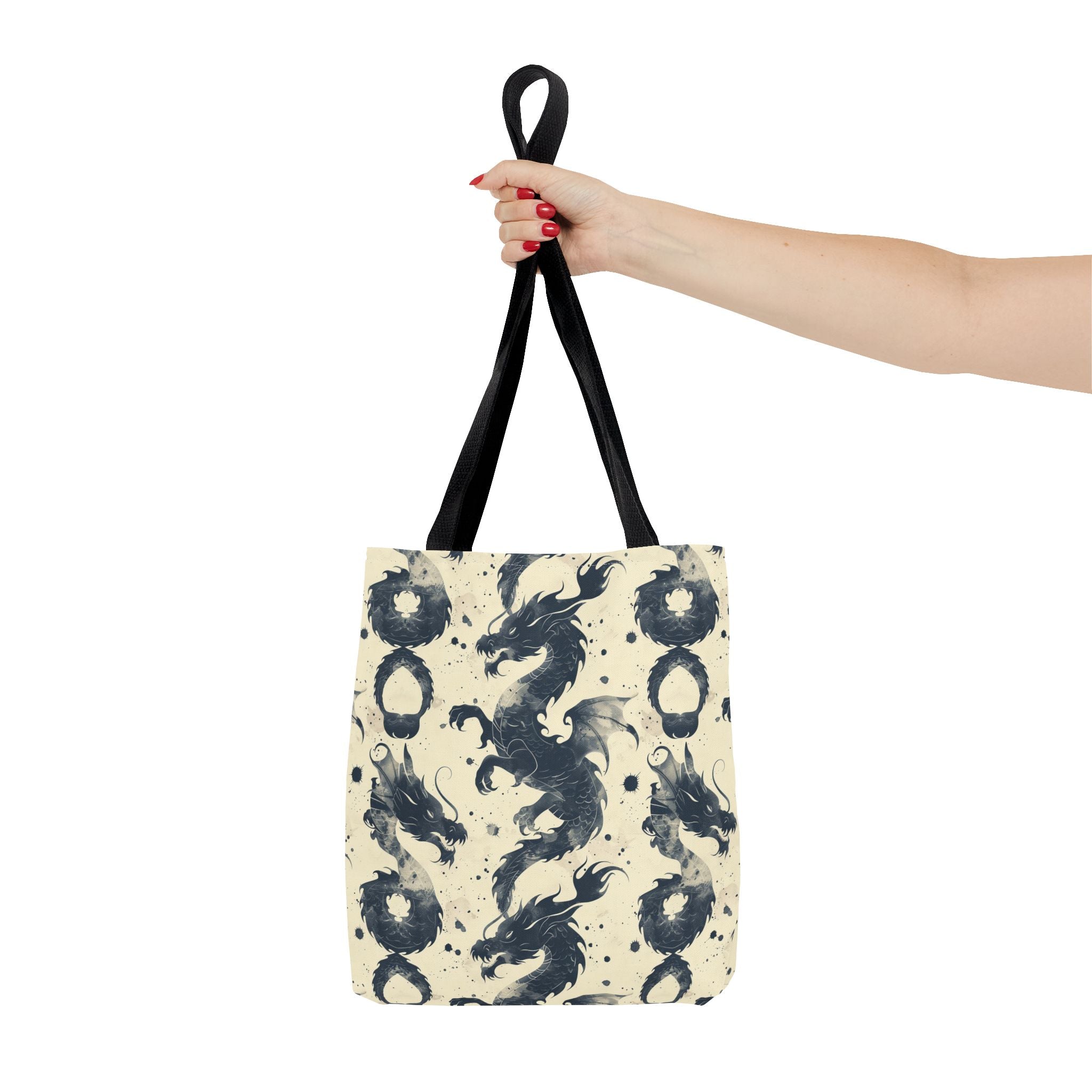 Dark Blue Dragons Tote Bag