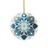 Snowflake Ceramic Ornament