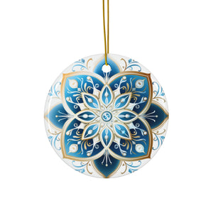 Snowflake Ceramic Ornament