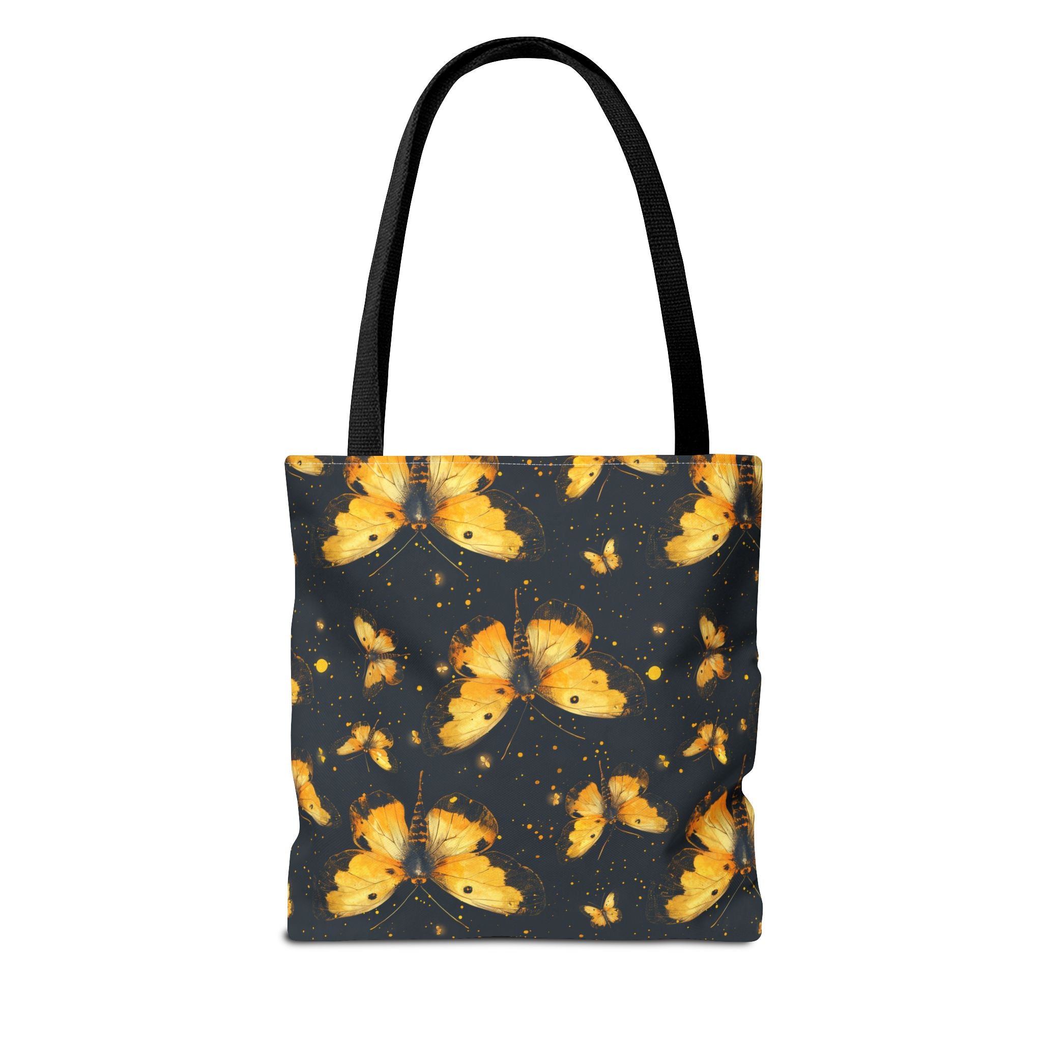 Whimsical Gold Butterfly Fairycore Tote Bag