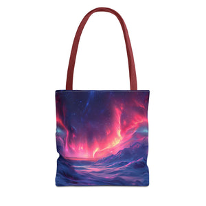 Arctic Northern Lights Tote Bag