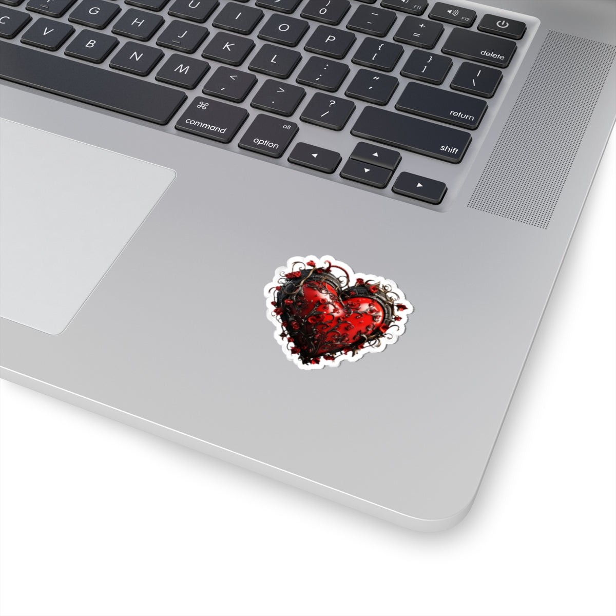 Thorny Vine Heart Vinyl Sticker