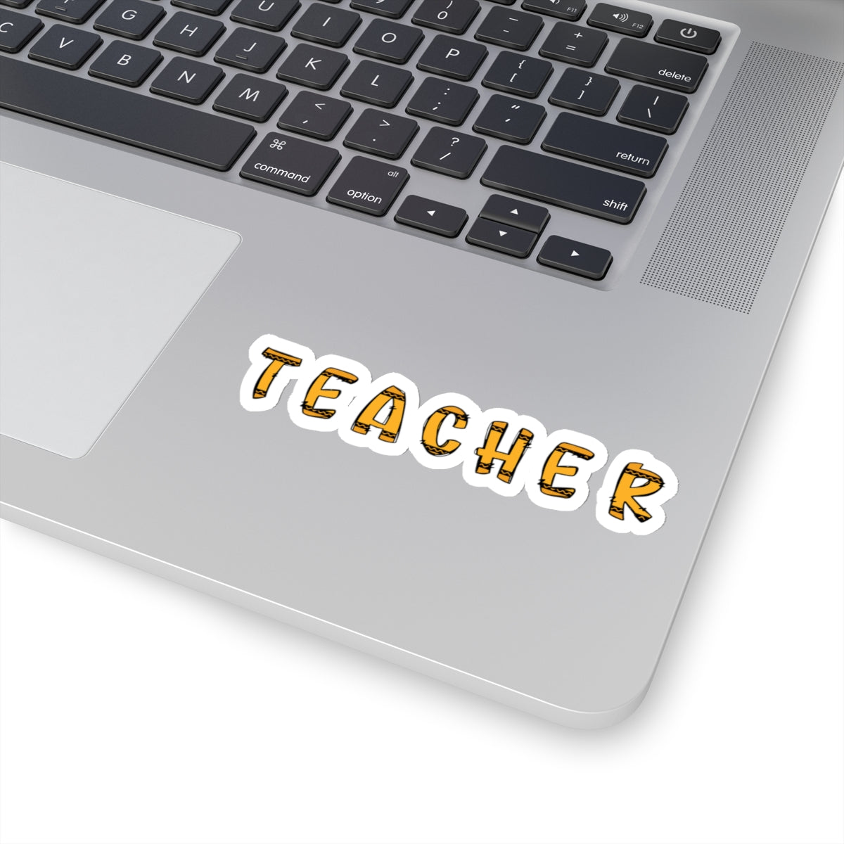 Orange Custom Crayon Teacher Sticker Teacher Appreciation Back To School Gift