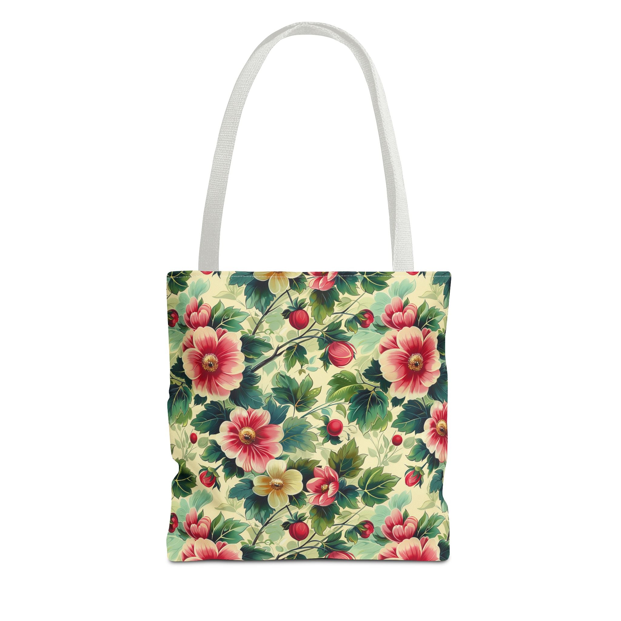 Pink Flower Summer Tote Bag