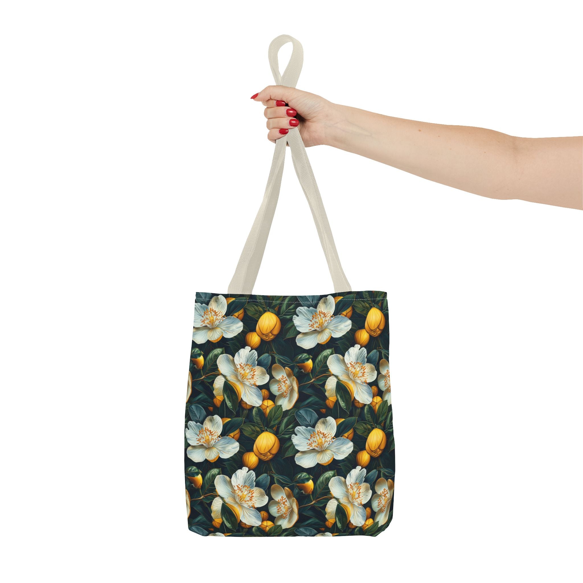 White Flower Summer Tote Bag