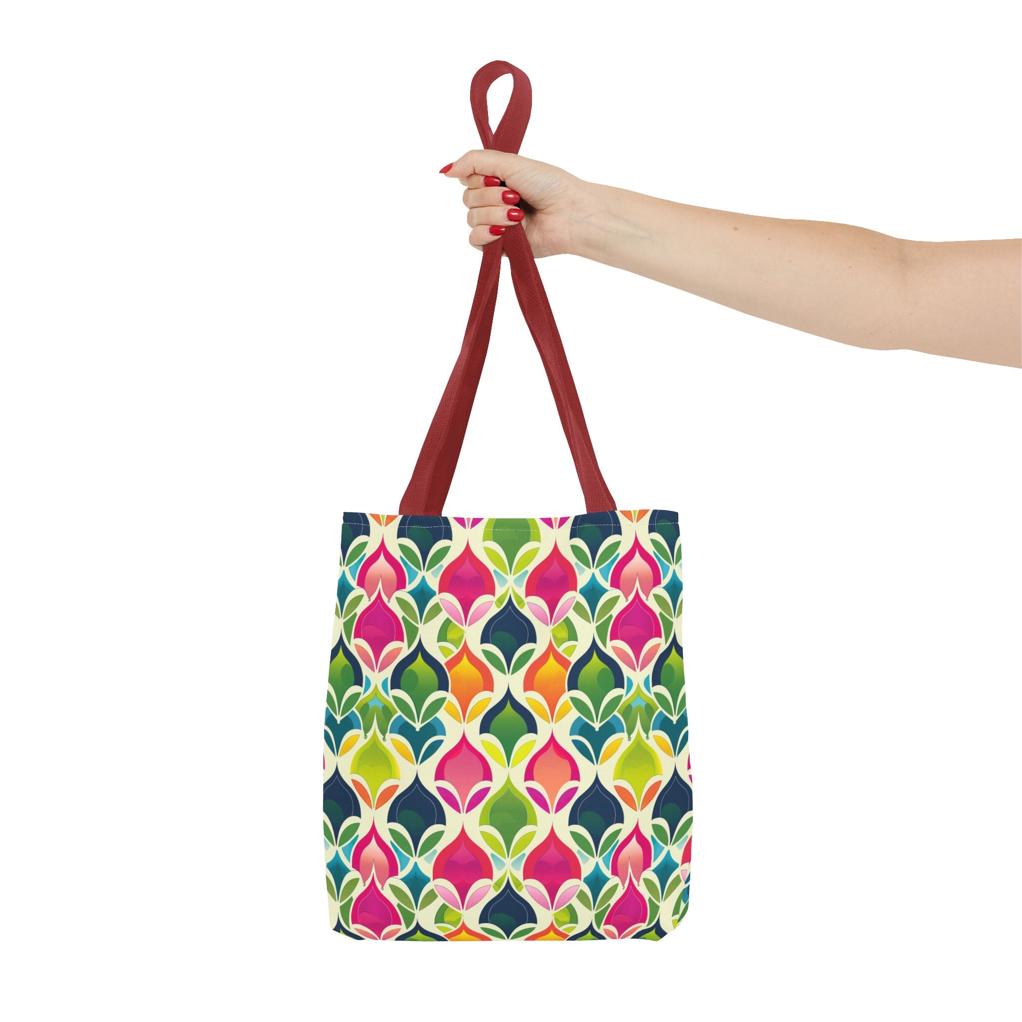 Neon Pattern Eccentric Tote Bag