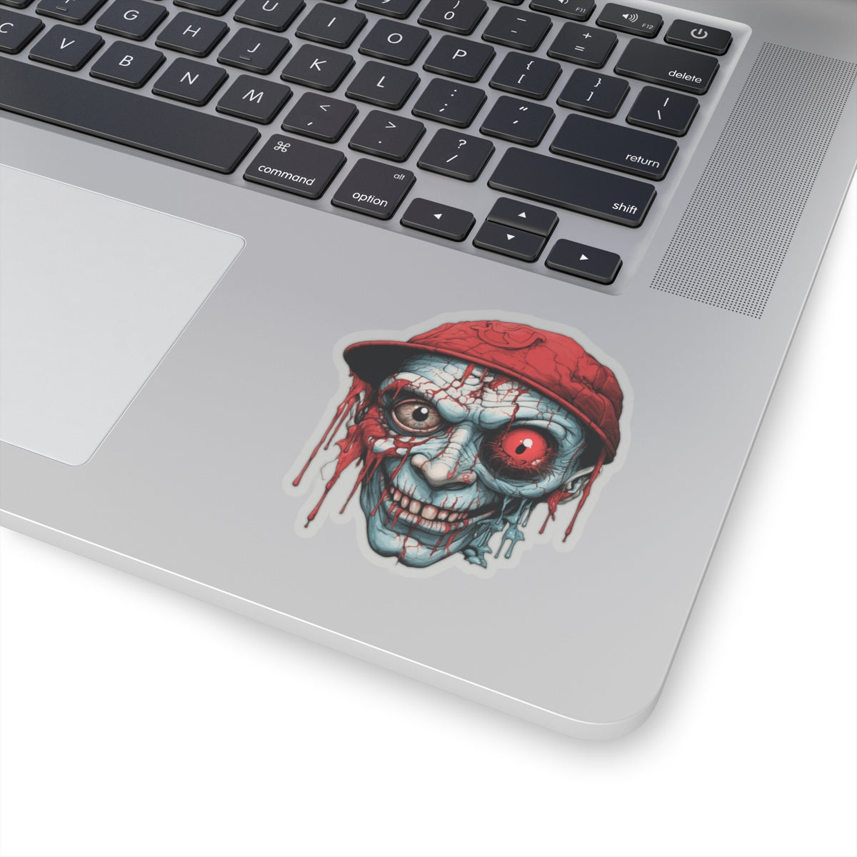 Creepy Zombie Man Horror Halloween Vinyl Sticker