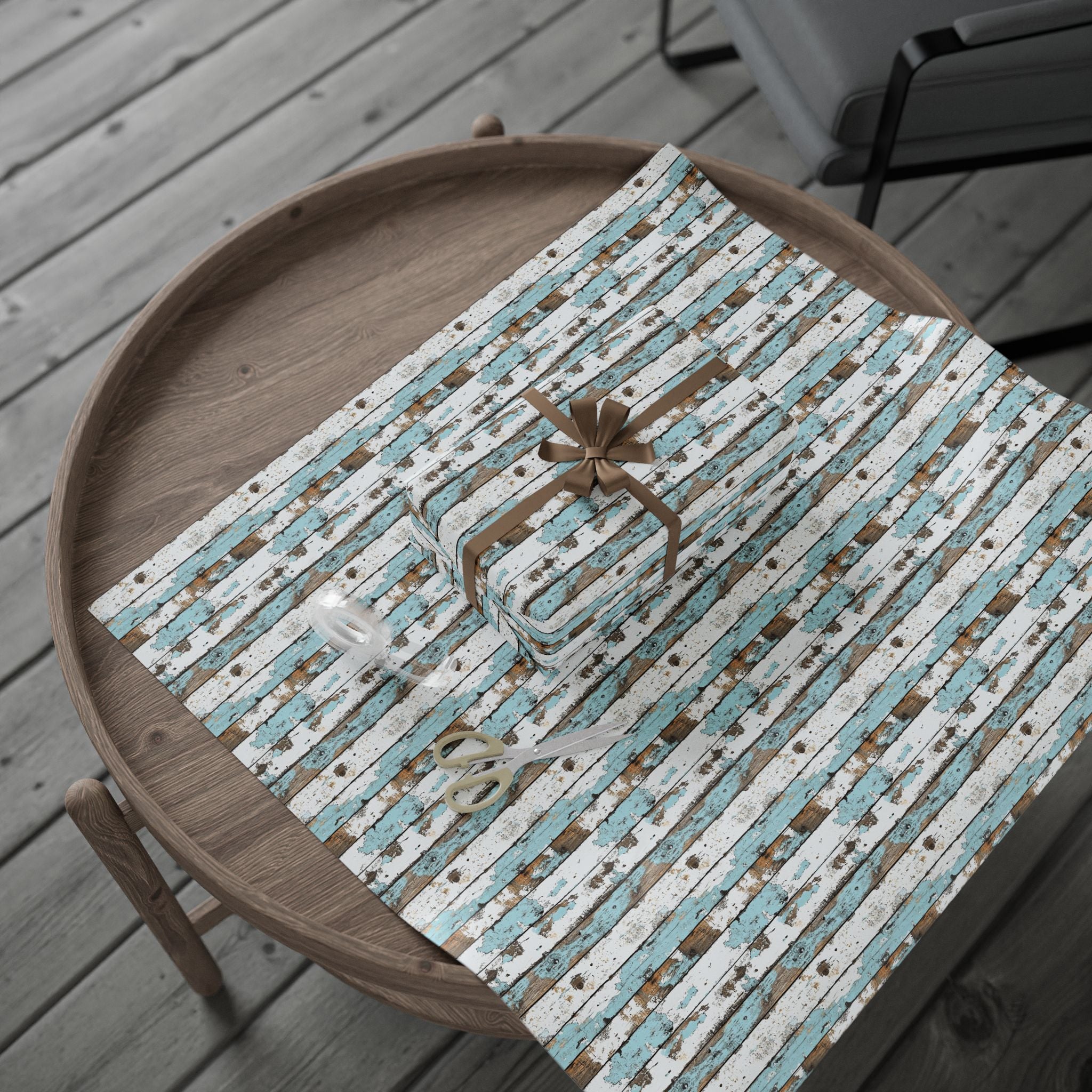 Rustic Barn wood Farmhouse Unique Wrapping paper