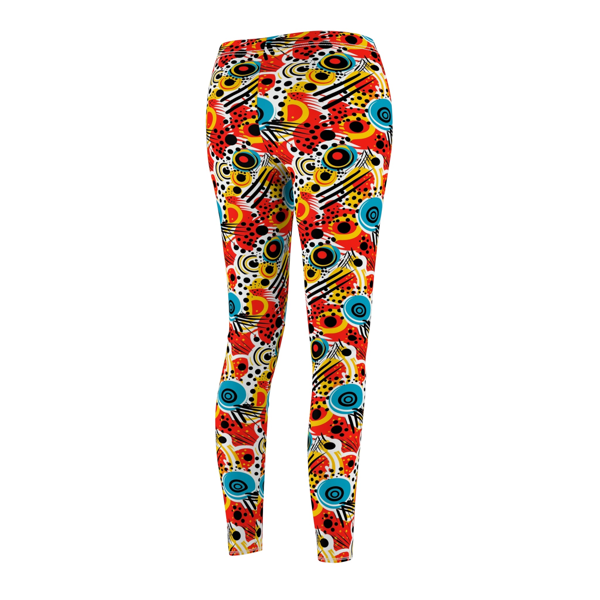 Pop Art Colorful Gym Leggings for Women XS-2XL - Vibrant & Supportive