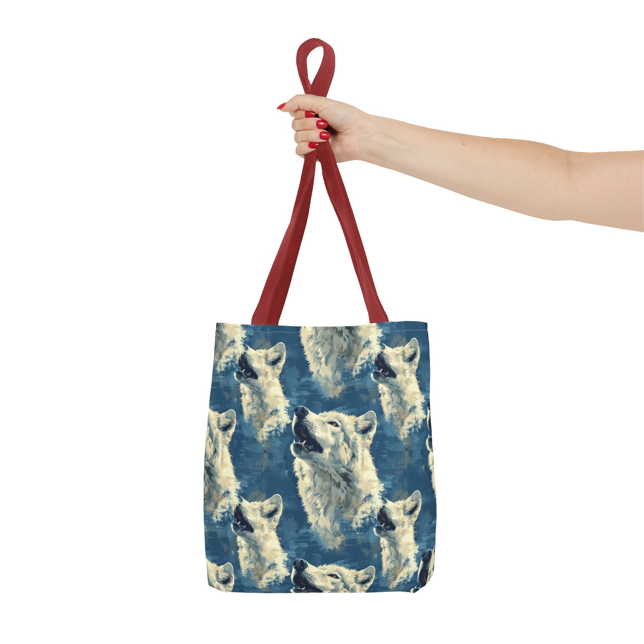 Howling Wolf Rustic Lodge Tote Bag