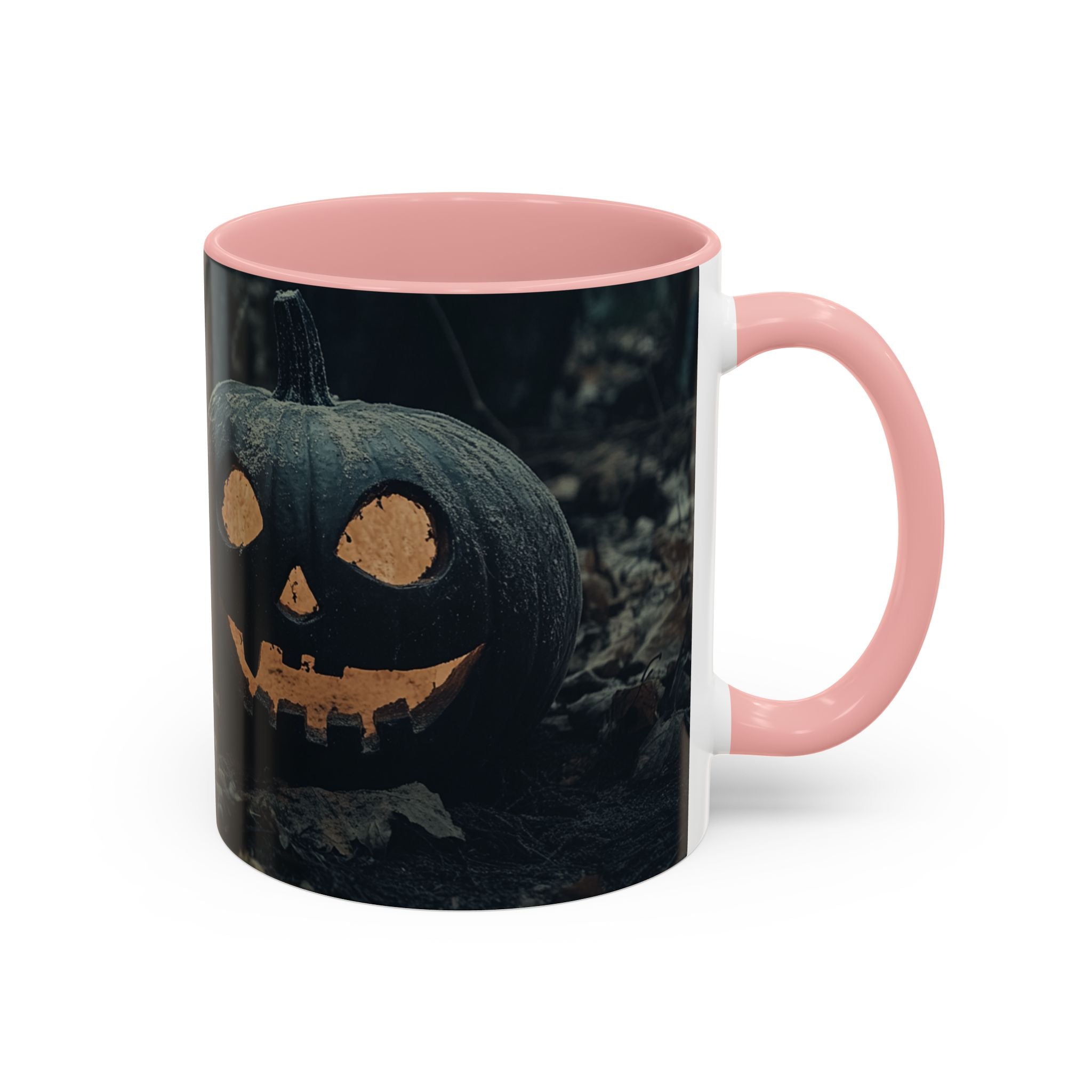 Spooky Halloween Mug | Black Pumpkin Coffee Cup | Gothic Decor | Unique Gift for Halloween Lovers | 11oz & 15oz