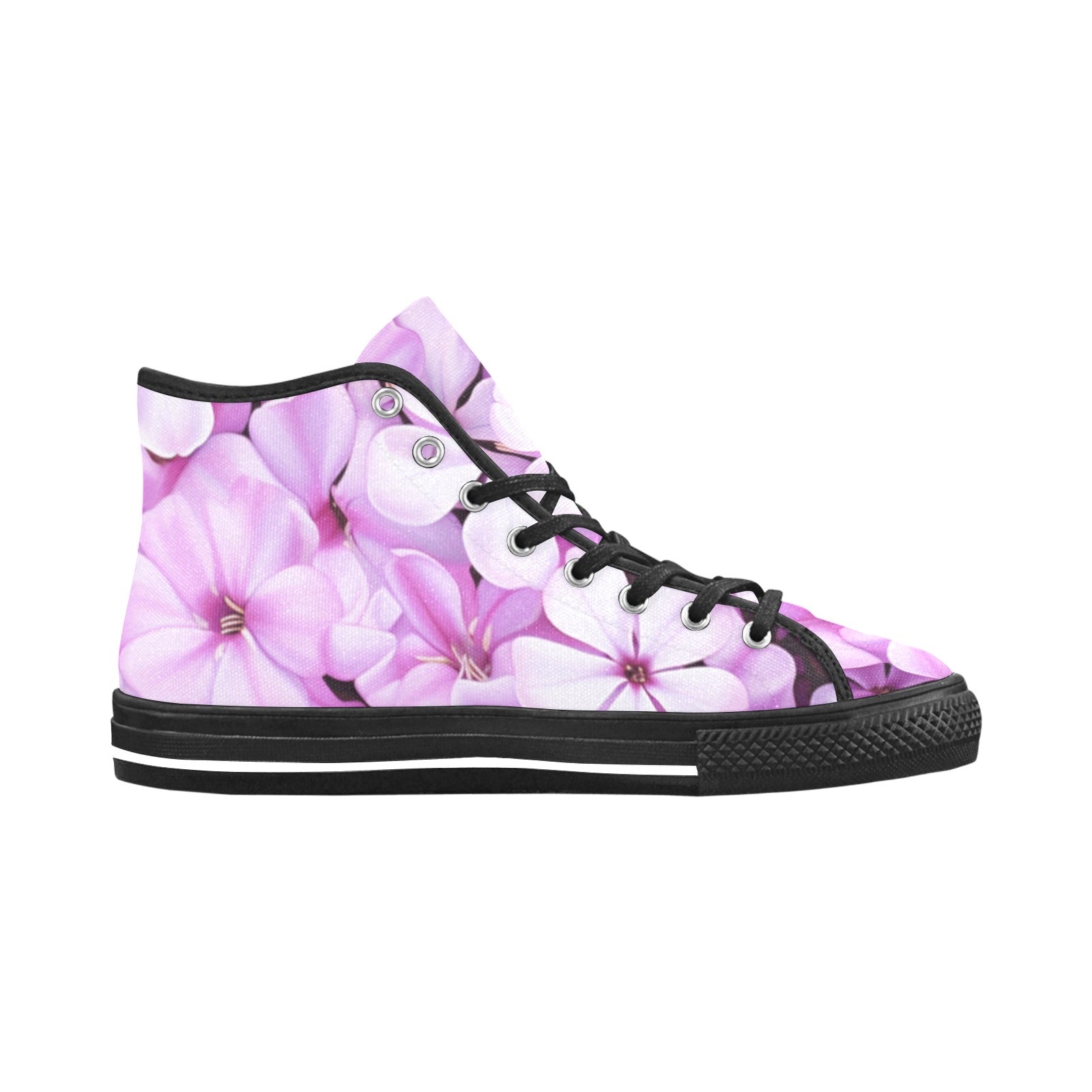 Pink Blossom Bliss High-Top Sneakers - Cranberry Lake Design Co.  #