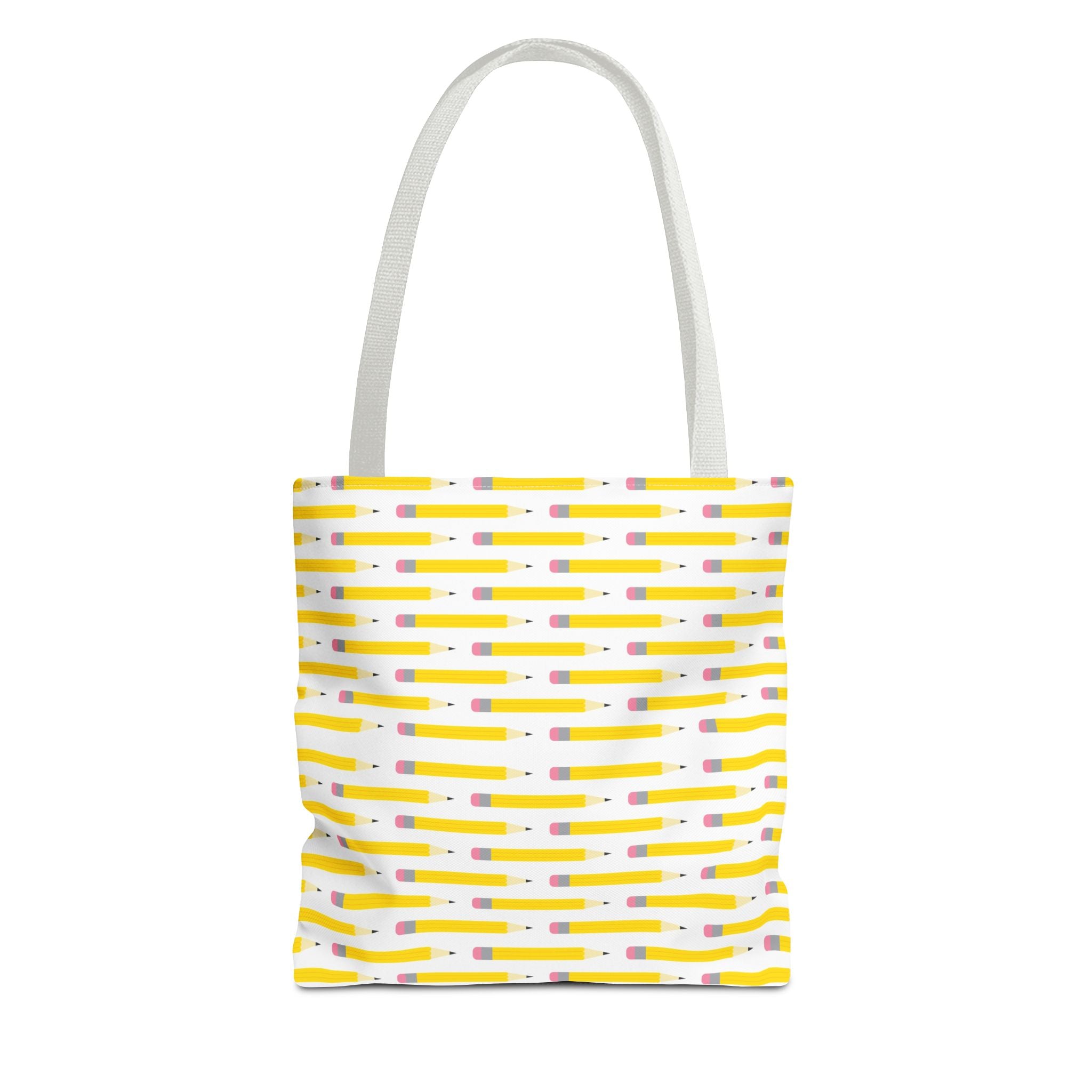 Cute Pencil Teacher Print Back to School Tote Bag