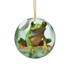 Tree Frog Ceramic Ornament