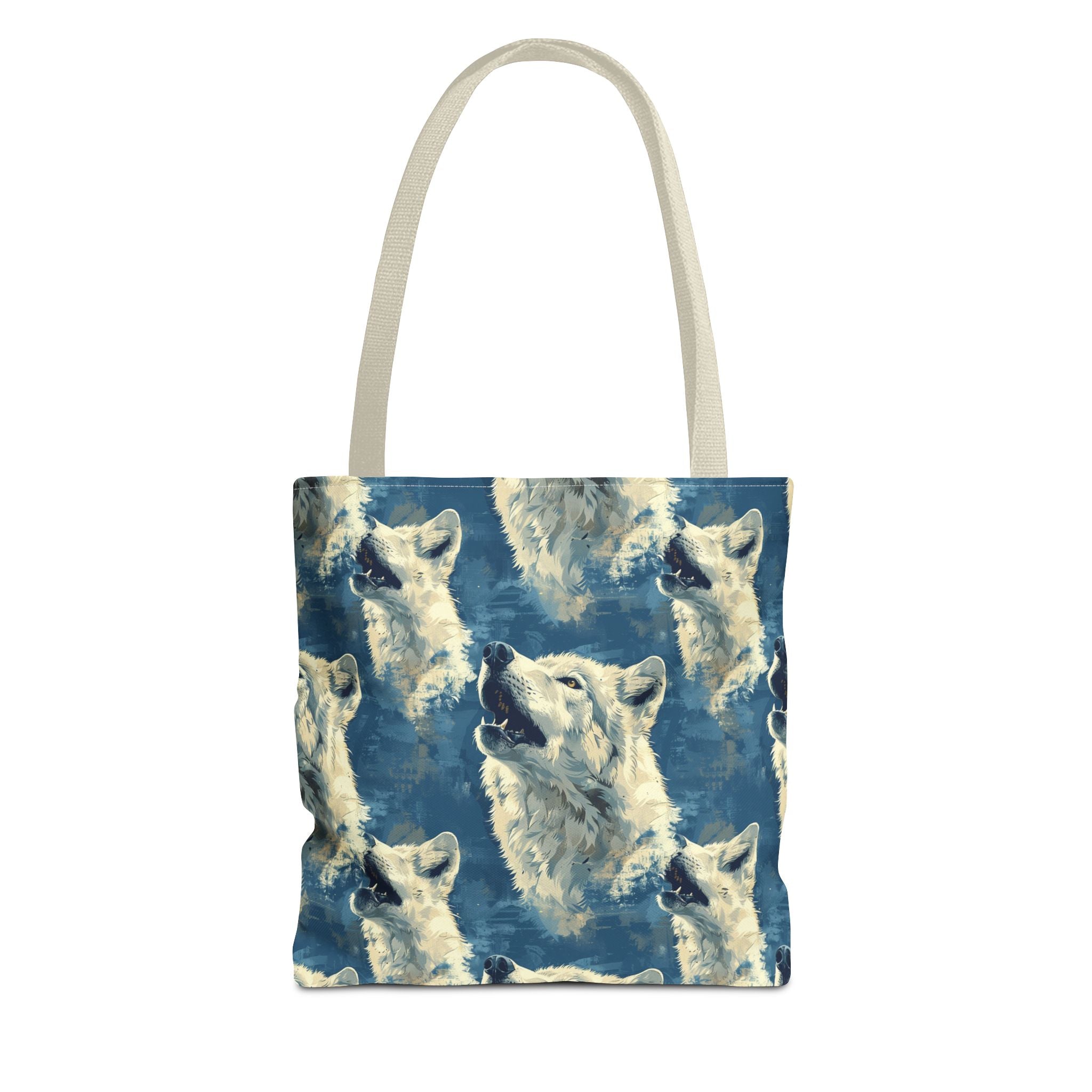 Howling Wolf Rustic Lodge Tote Bag