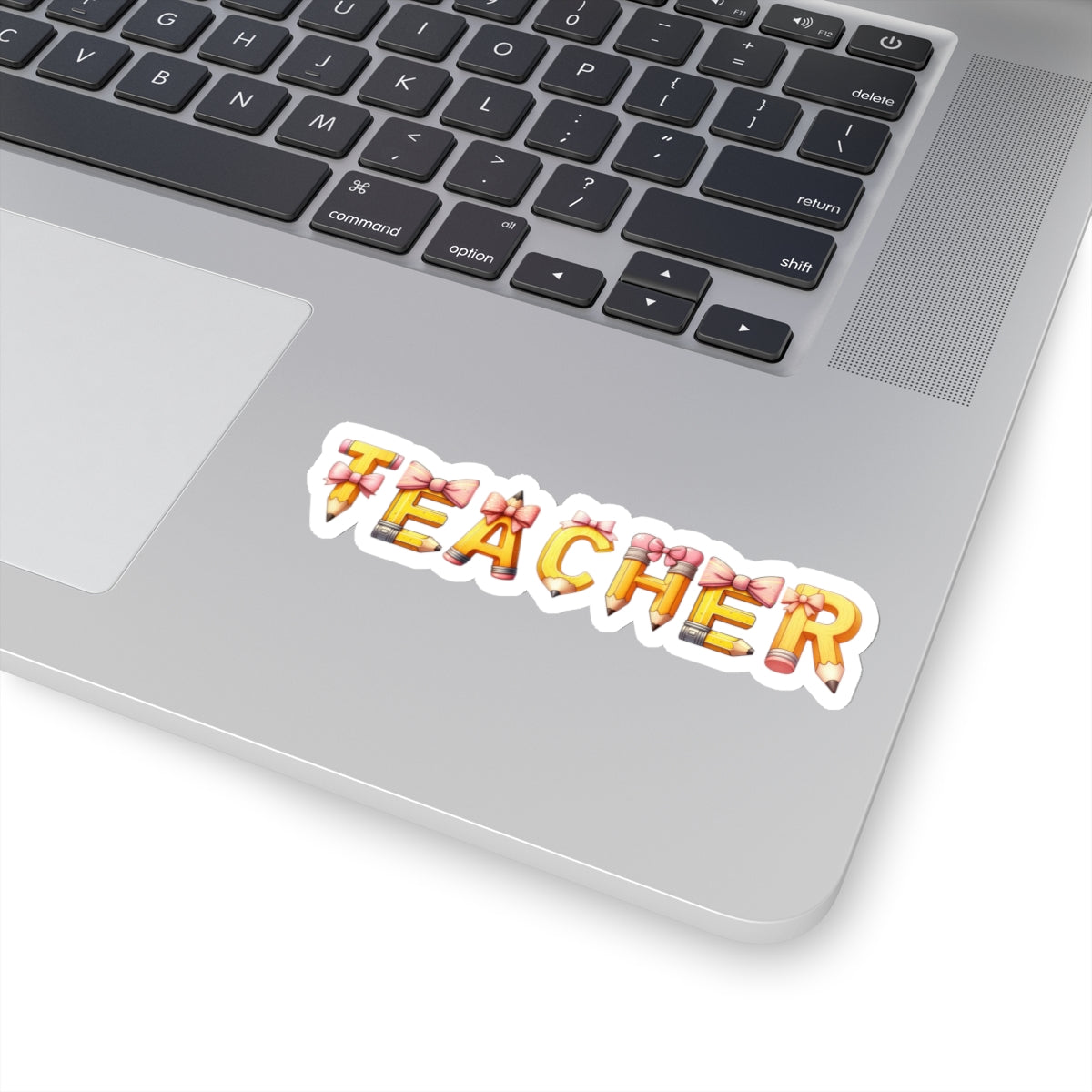 Custom Pencil Font Teacher Sticker Teacher Appreciation Back To School Gift