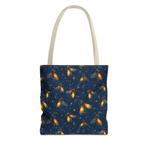 Whimsical Light Moth Goblincore Fairycore Tote Bag