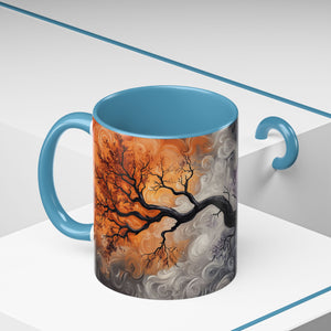 Yin Yang Tree Mug | Balance Coffee Cup | Spiritual Gift | Nature Lover Gift | 11oz & 15oz