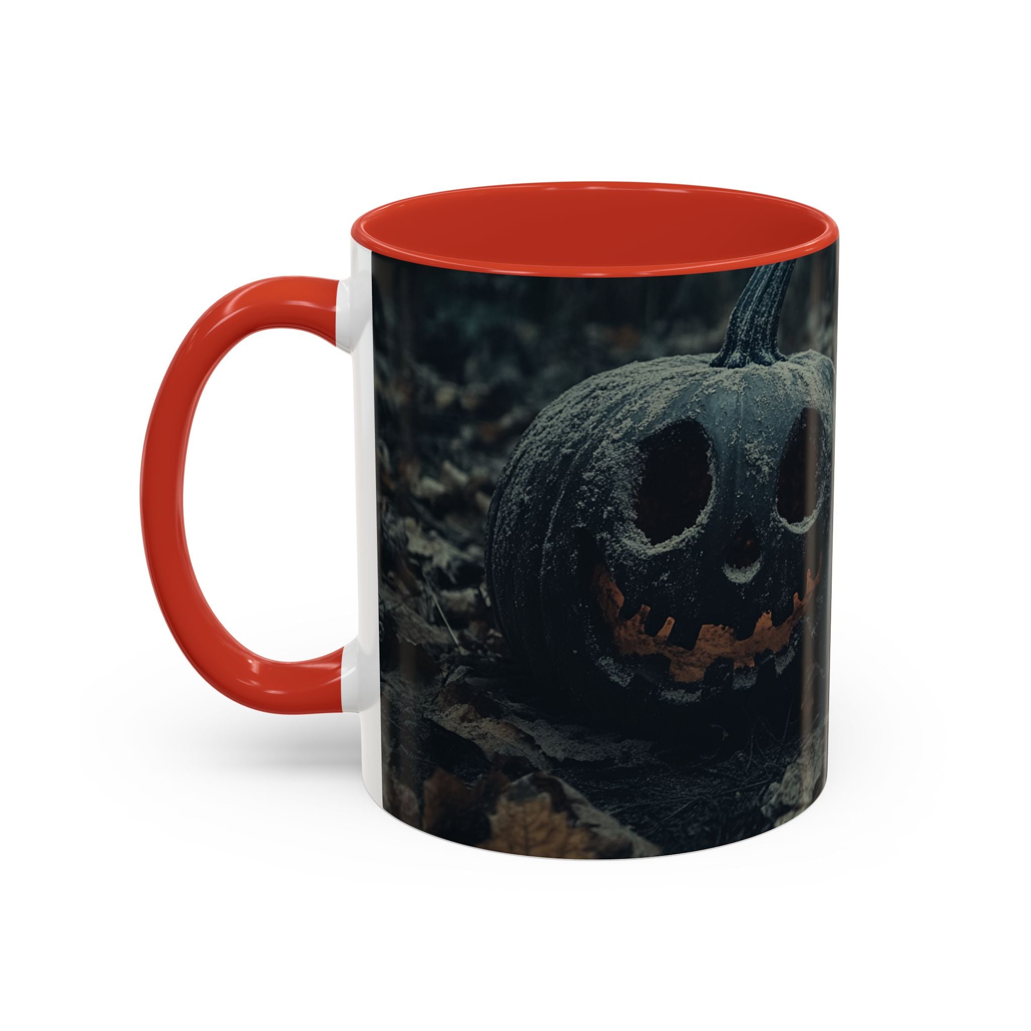 Spooky Halloween Mug | Black Pumpkin Coffee Cup | Gothic Decor | Unique Gift for Halloween Lovers | 11oz & 15oz