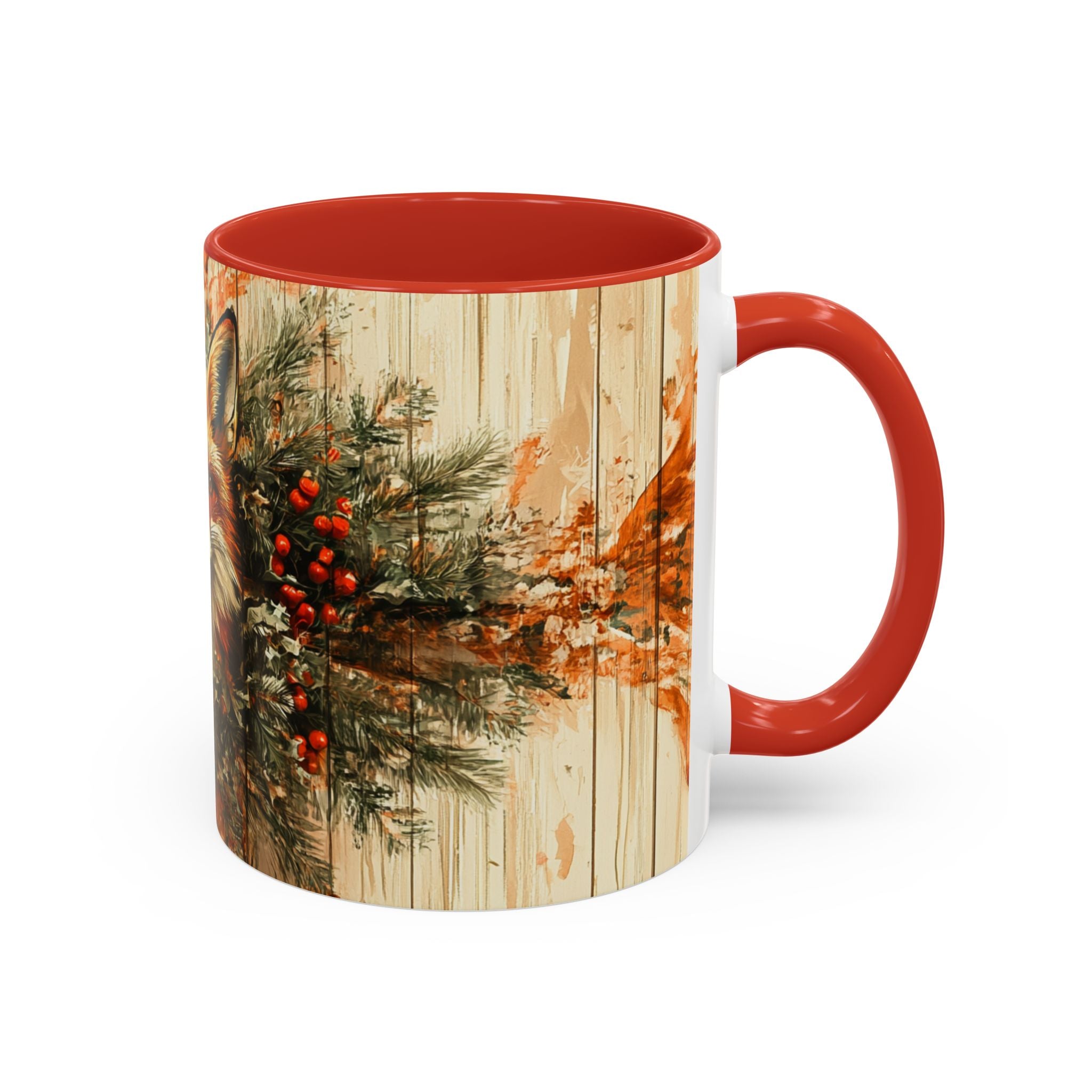 Mug Boho Fox Christmas Design