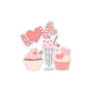 Love Cupcakes Foodie Cute Pink Vinyl Sticker