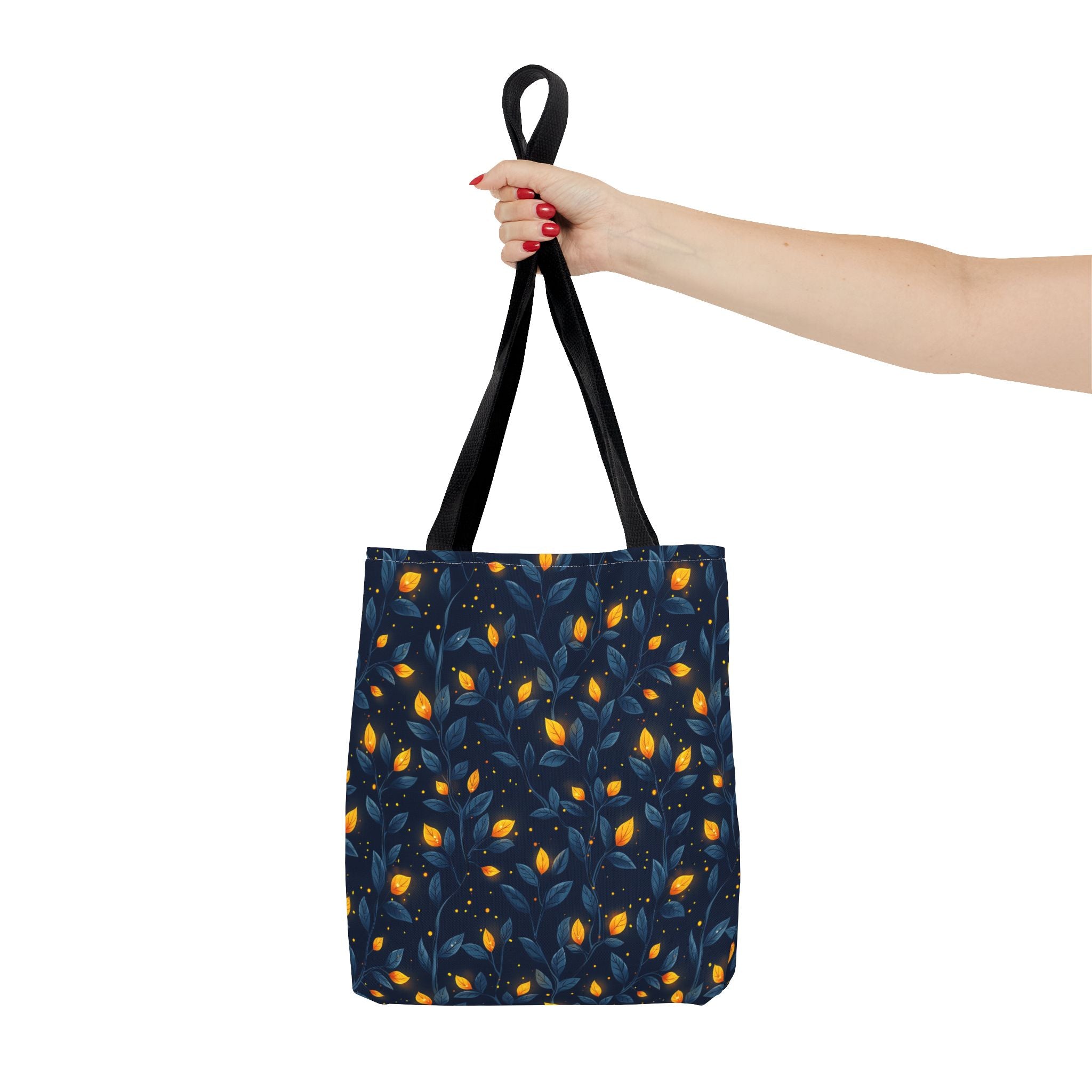 Whimsical Dark Floral Goblincore Fairycore Tote Bag