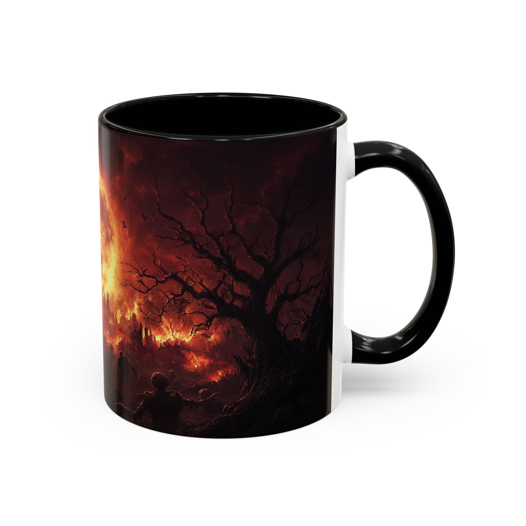 Apocalyptic Halloween Mug | Zombie Coffee Cup | Spooky Gothic Decor | Unique Gift for Him | 11oz & 15oz