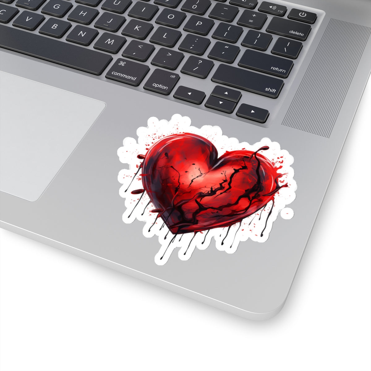 Red Heart Vinyl Sticker