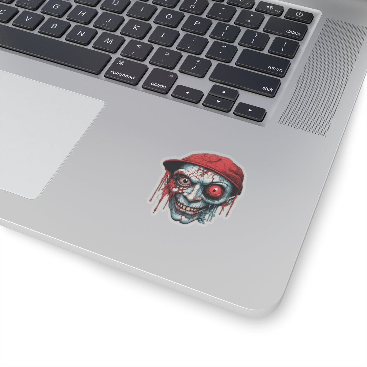 Creepy Zombie Man Horror Halloween Vinyl Sticker