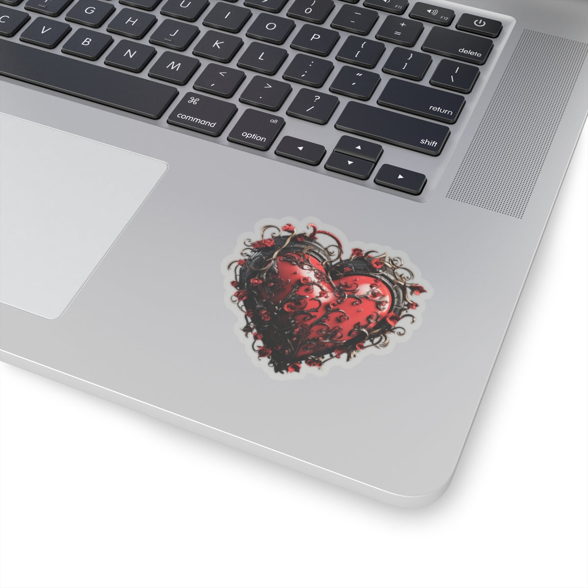 Thorny Vine Heart Vinyl Sticker