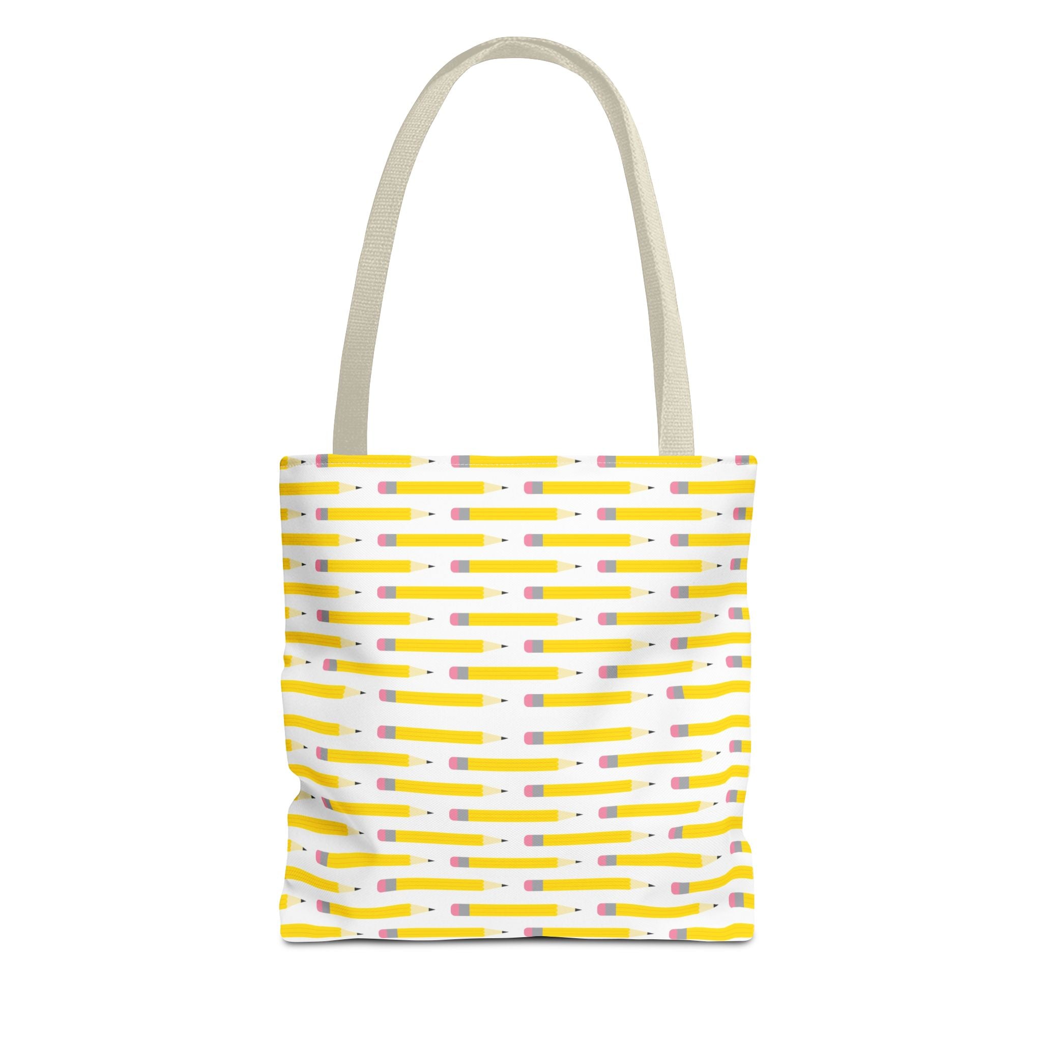 Cute Pencil Teacher Print Back to School Tote Bag