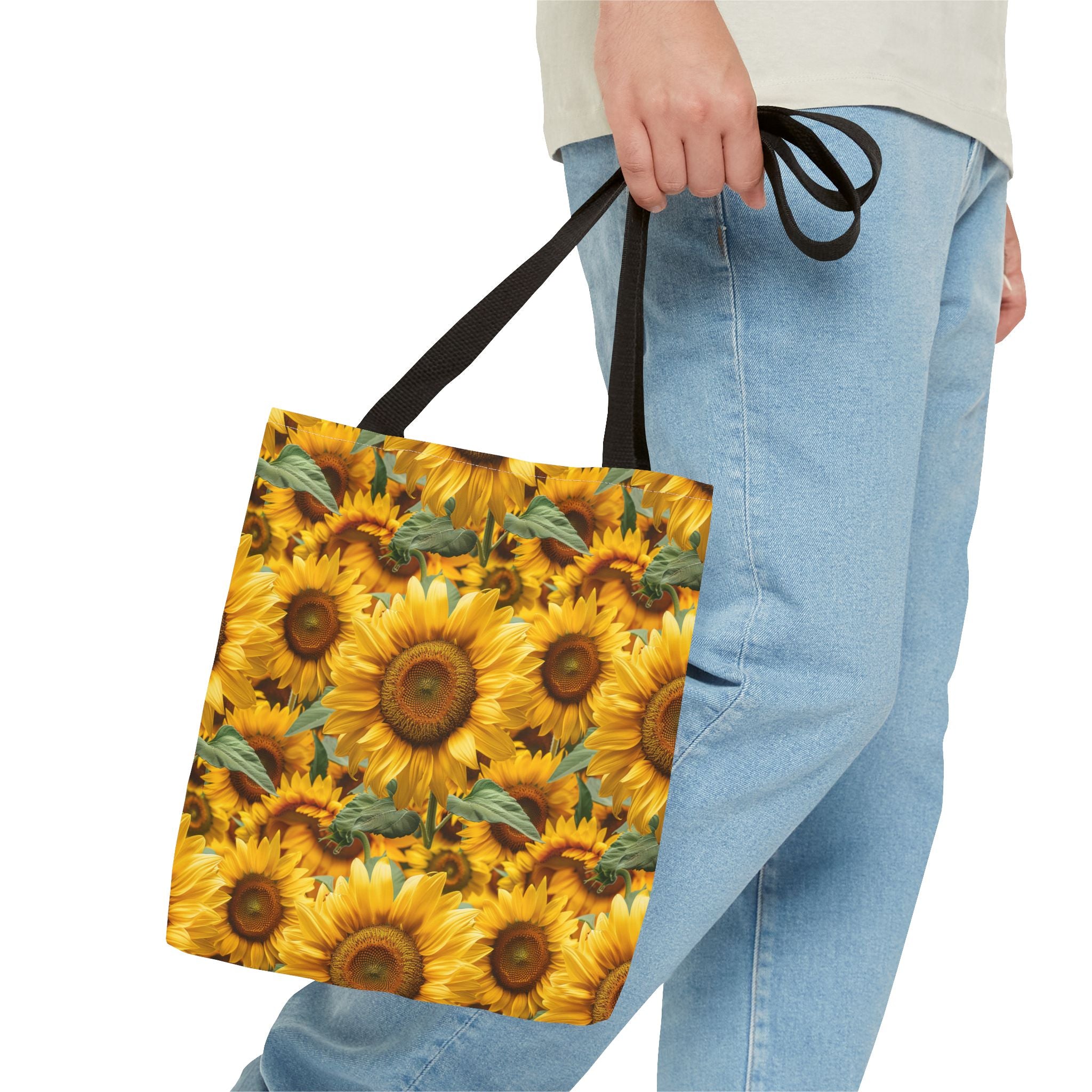 Sunflower Pattern Tote Bag