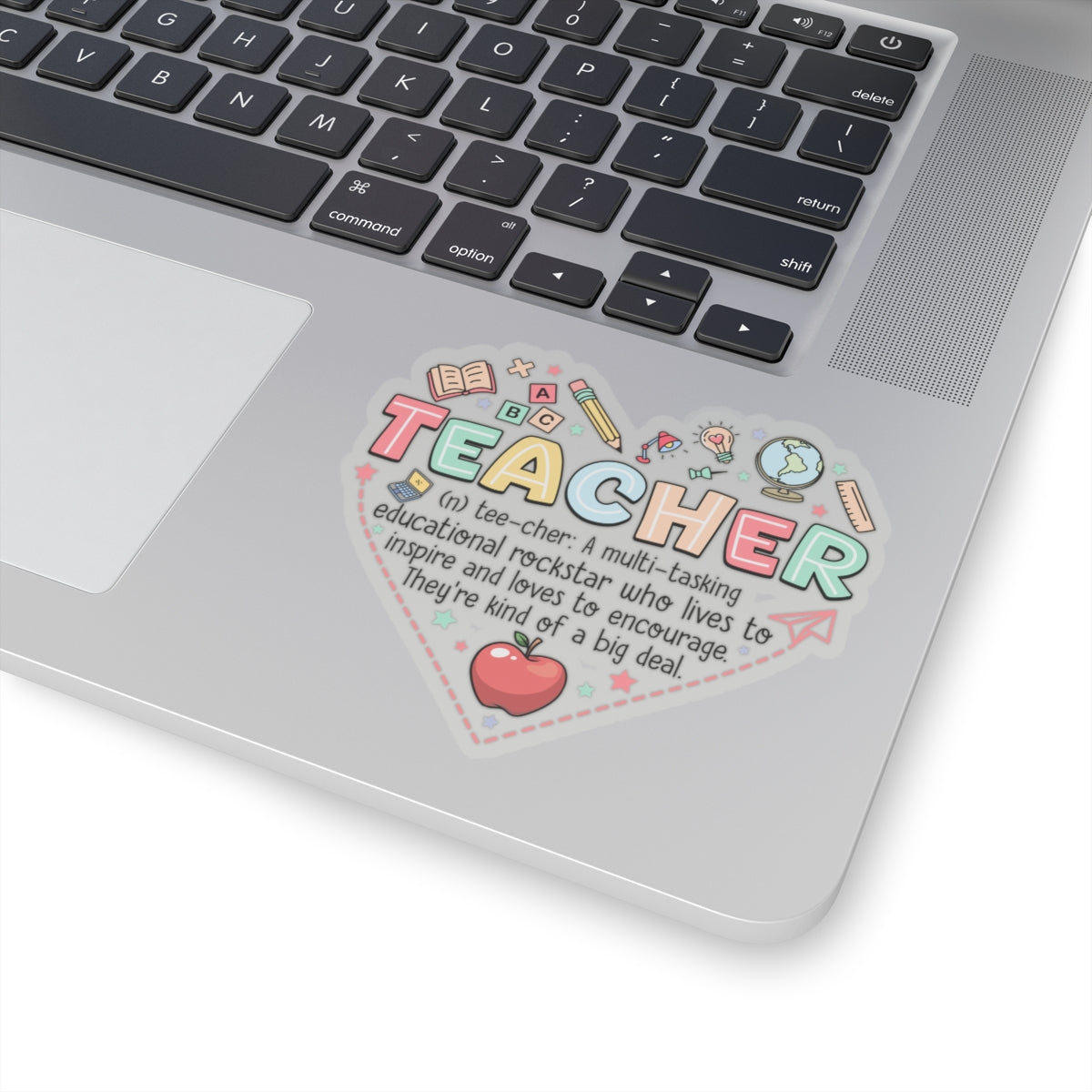 Heart Teacher Appreciation Sticker for Teachers back To School Gift