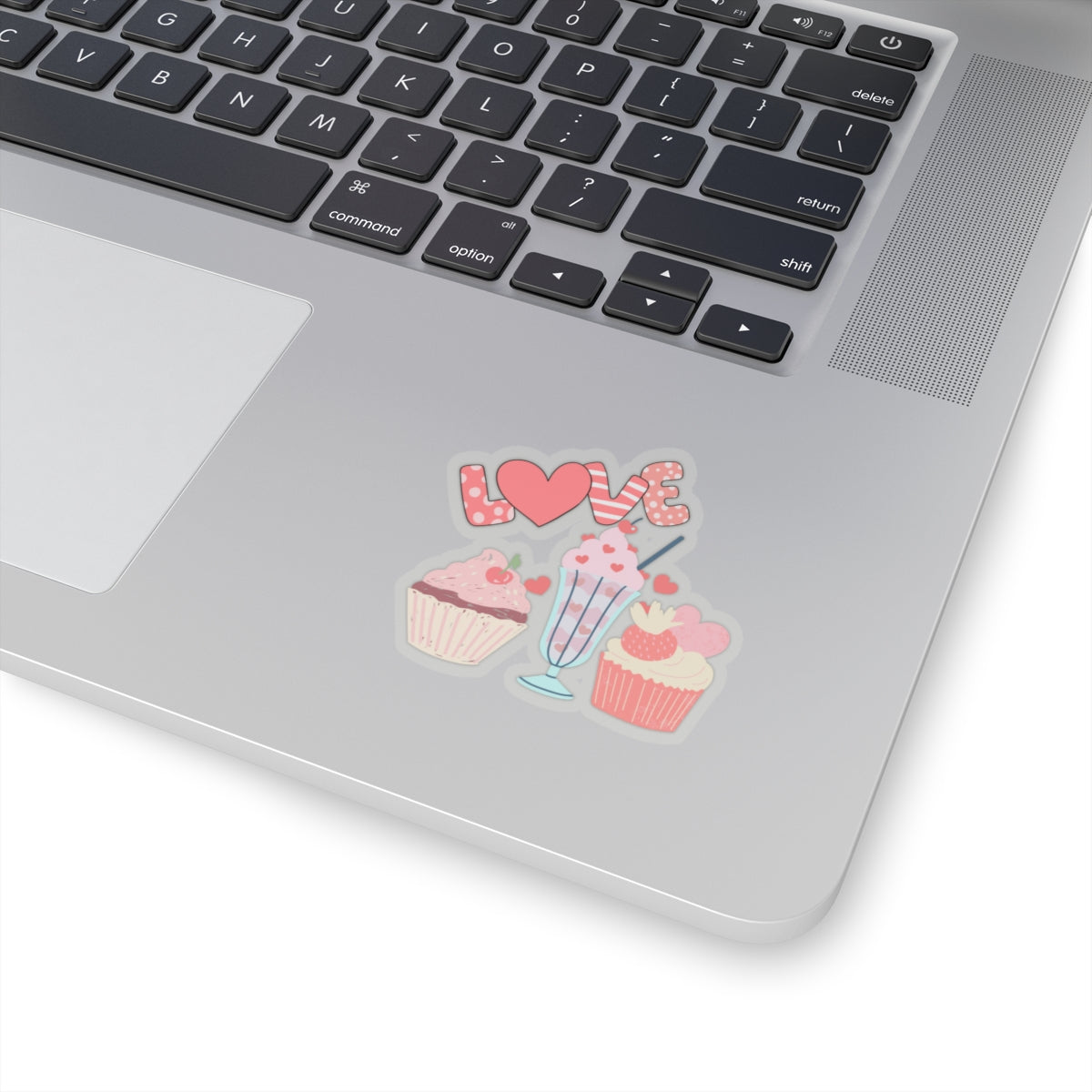 Love Cupcakes Foodie Cute Pink Vinyl Sticker