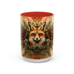 Mug Boho Fox Christmas Design