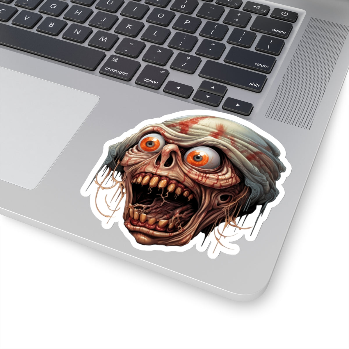 Creepy Zombie Man Horror Halloween Vinyl Sticker