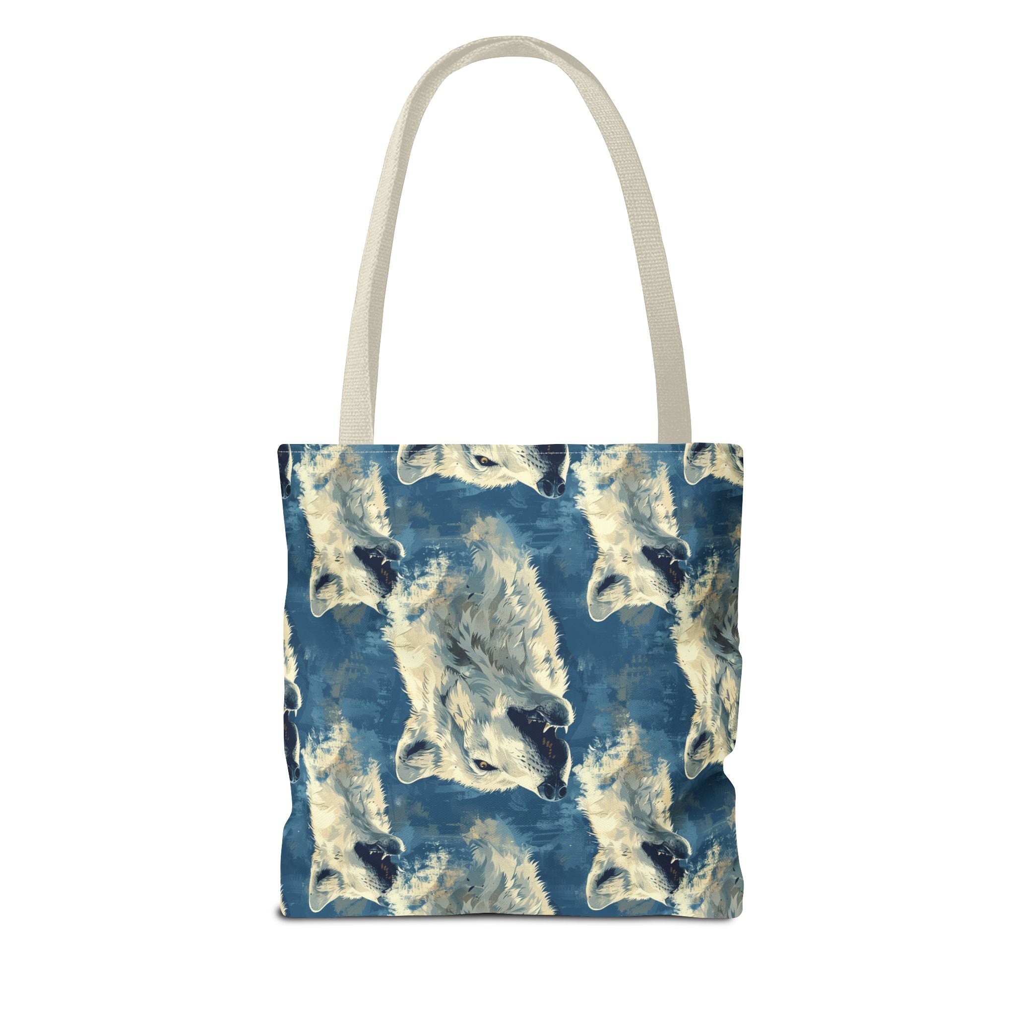 Howling Wolf Rustic Lodge Tote Bag