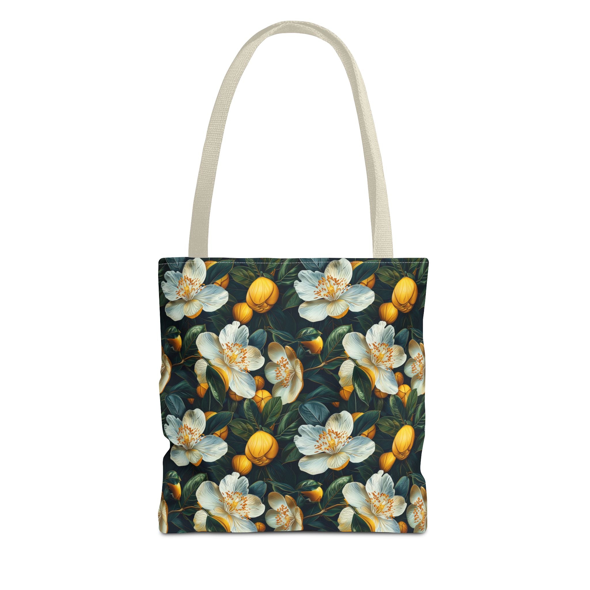 White Flower Summer Tote Bag