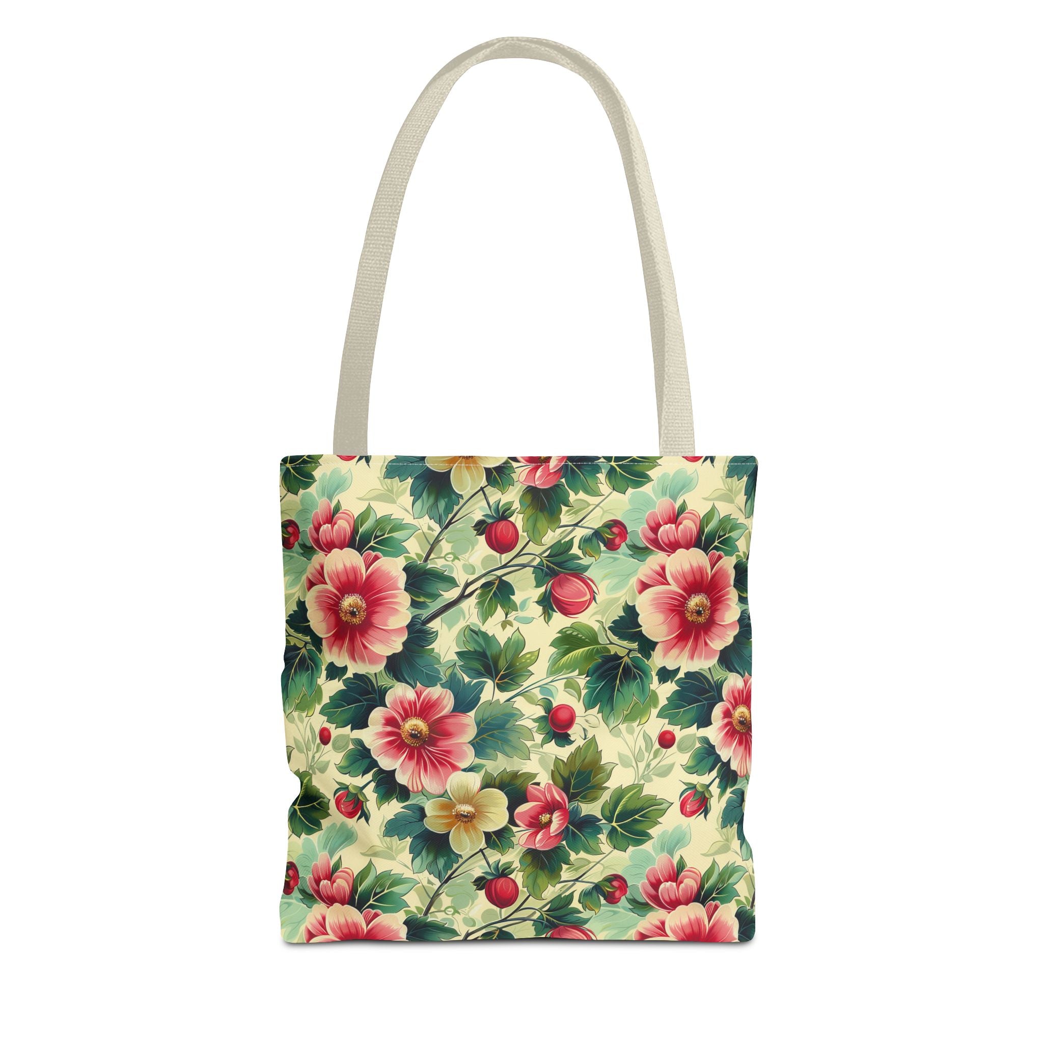 Pink Flower Summer Tote Bag